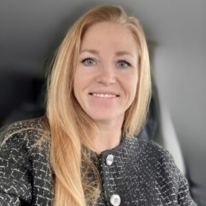 Portrætfoto af Jeanette Holm Krauel, Folke-Larsen Eftf. A/S.
